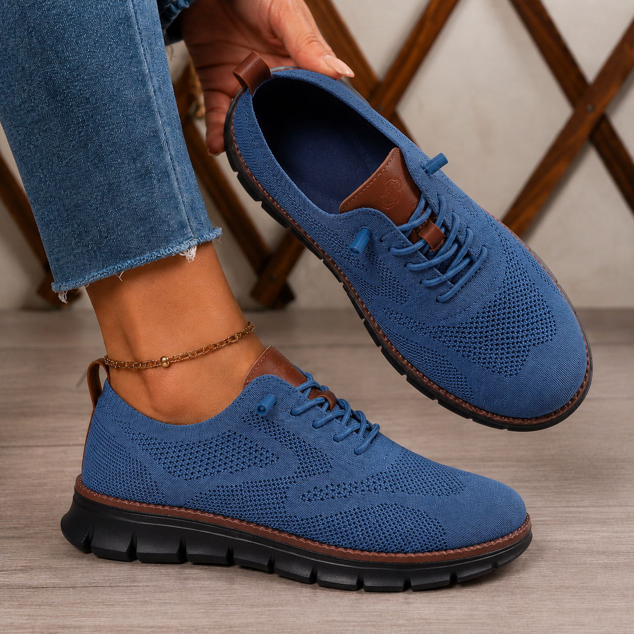 Bellkmart RelaxFit™ Women’s Wide Toe Box Knit Walking Shoes - Bellkmart