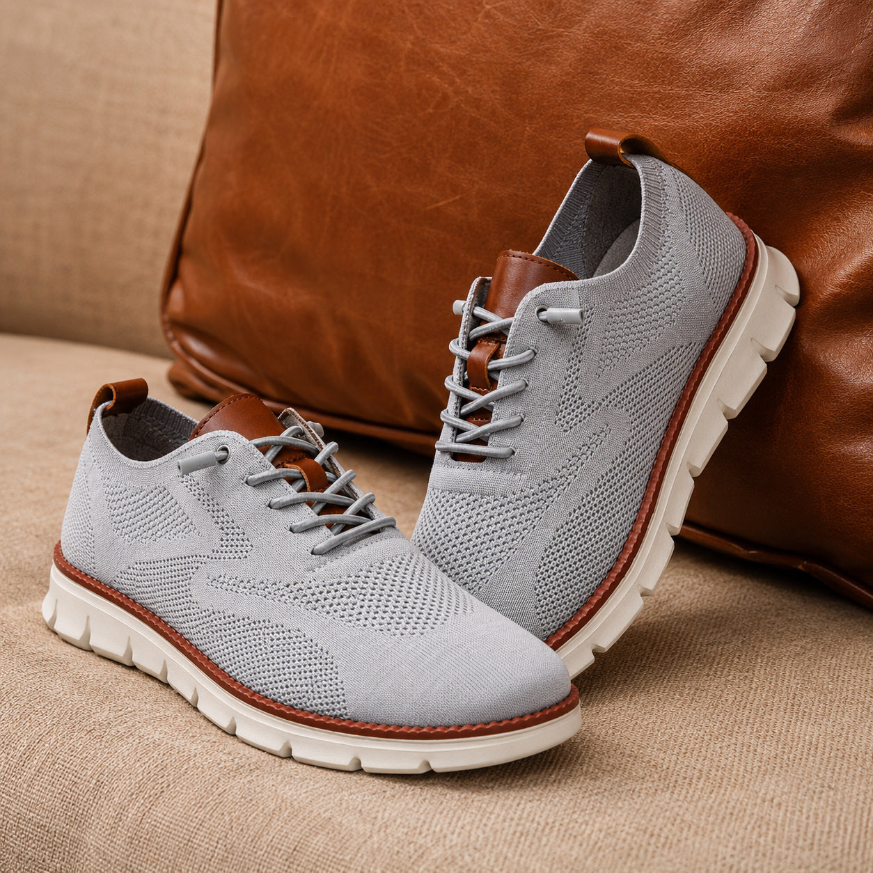 Bellkmart RelaxFit™ Women’s Wide Toe Box Knit Walking Shoes - Bellkmart
