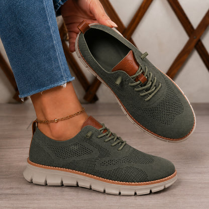 Bellkmart RelaxFit™ Women’s Wide Toe Box Knit Walking Shoes - Bellkmart