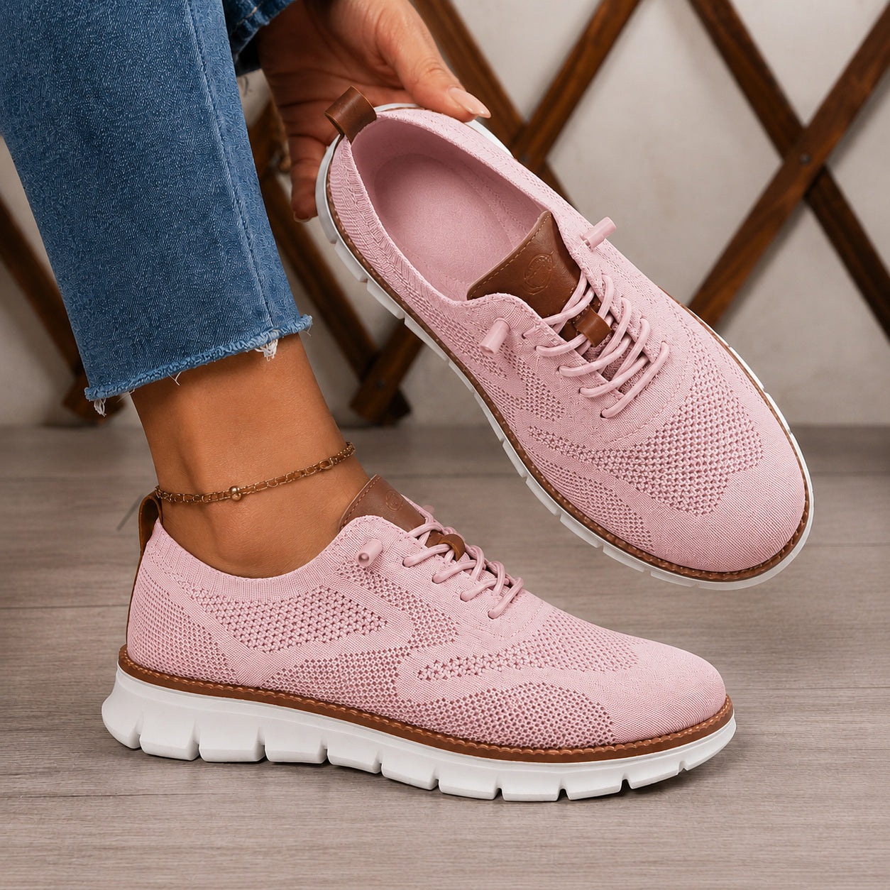 Bellkmart RelaxFit™ Women’s Wide Toe Box Knit Walking Shoes - Bellkmart