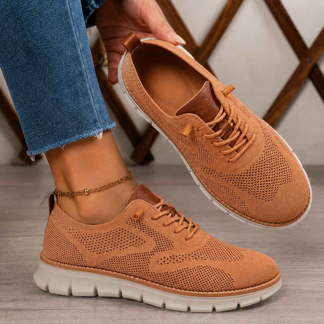 Bellkmart RelaxFit™ Women’s Wide Toe Box Knit Walking Shoes - Bellkmart