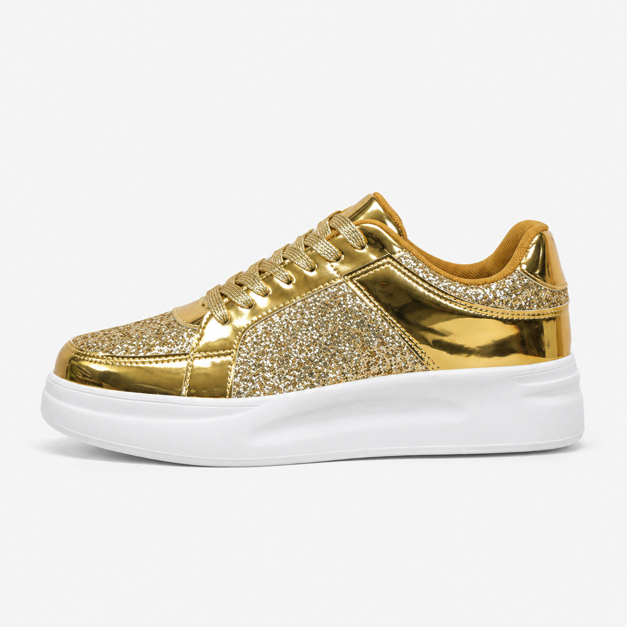 Bellkmart Spark-Step Glitter Sneakers - Bellkmart