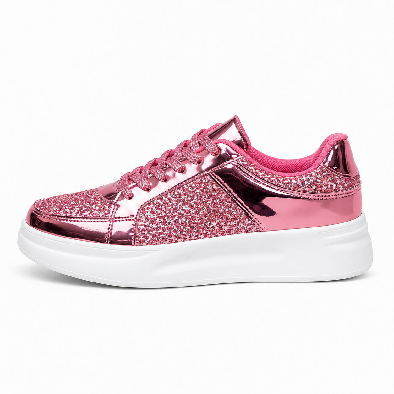 Bellkmart Spark-Step Glitter Sneakers - Bellkmart