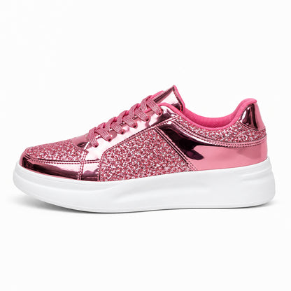 Bellkmart Spark-Step Glitter Sneakers - Bellkmart