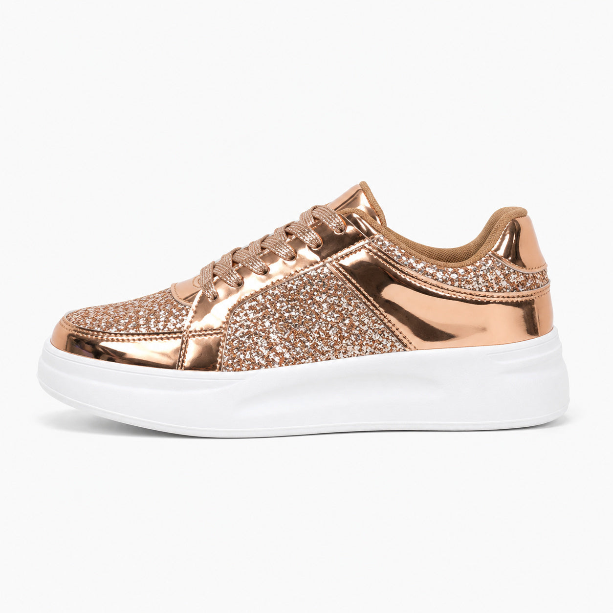 Bellkmart Spark-Step Glitter Sneakers - Bellkmart