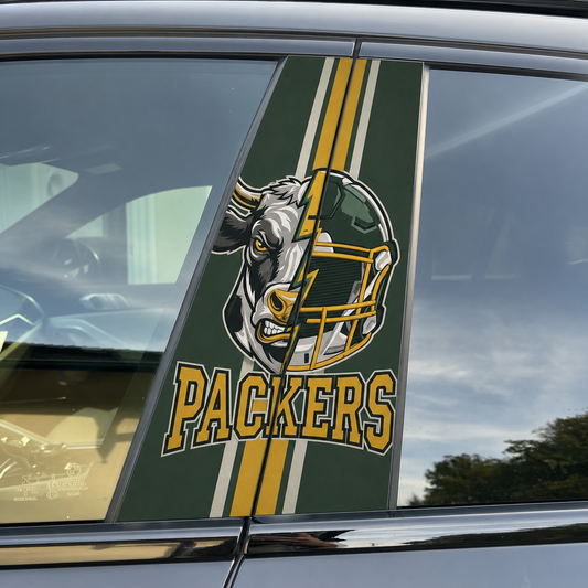 Green Bay Packers Car Pillar Wrap - Universal Fit