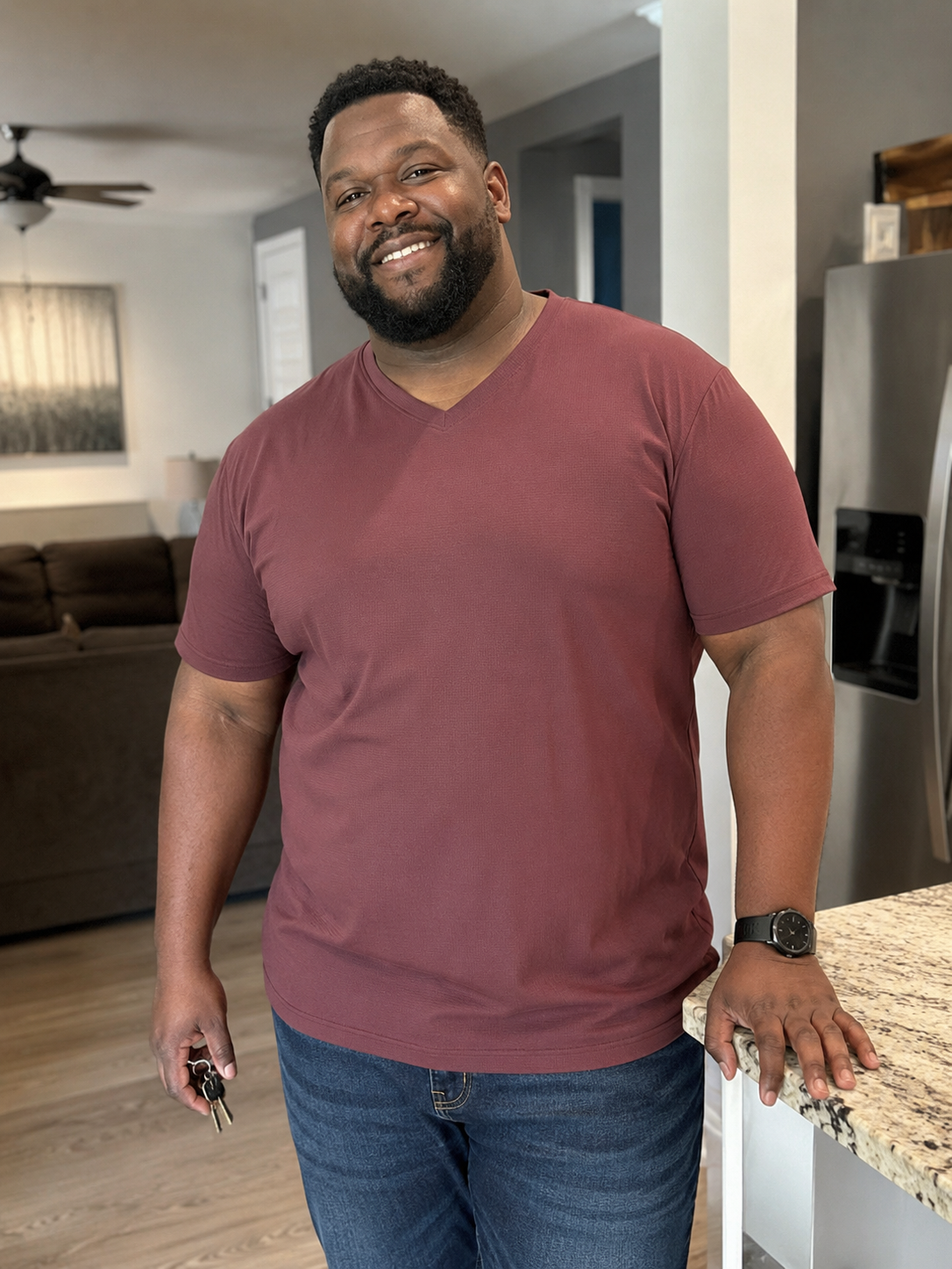 IceFlex V-Neck Tee M-9XL - Bellkmart