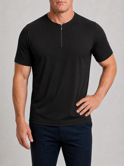 CoolSilk Zip Tee M-9XL - Bellkmart
