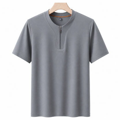 CoolSilk Zip Tee M-9XL - Bellkmart