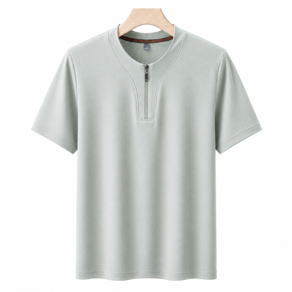 CoolSilk Zip Tee M-9XL - Bellkmart