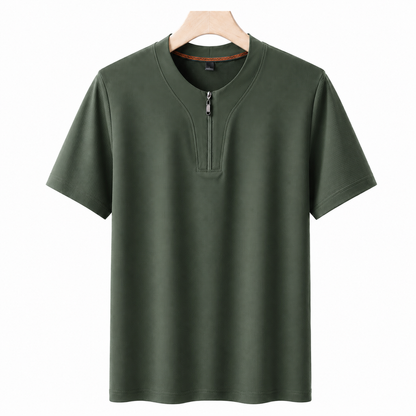 CoolSilk Zip Tee M-9XL - Bellkmart