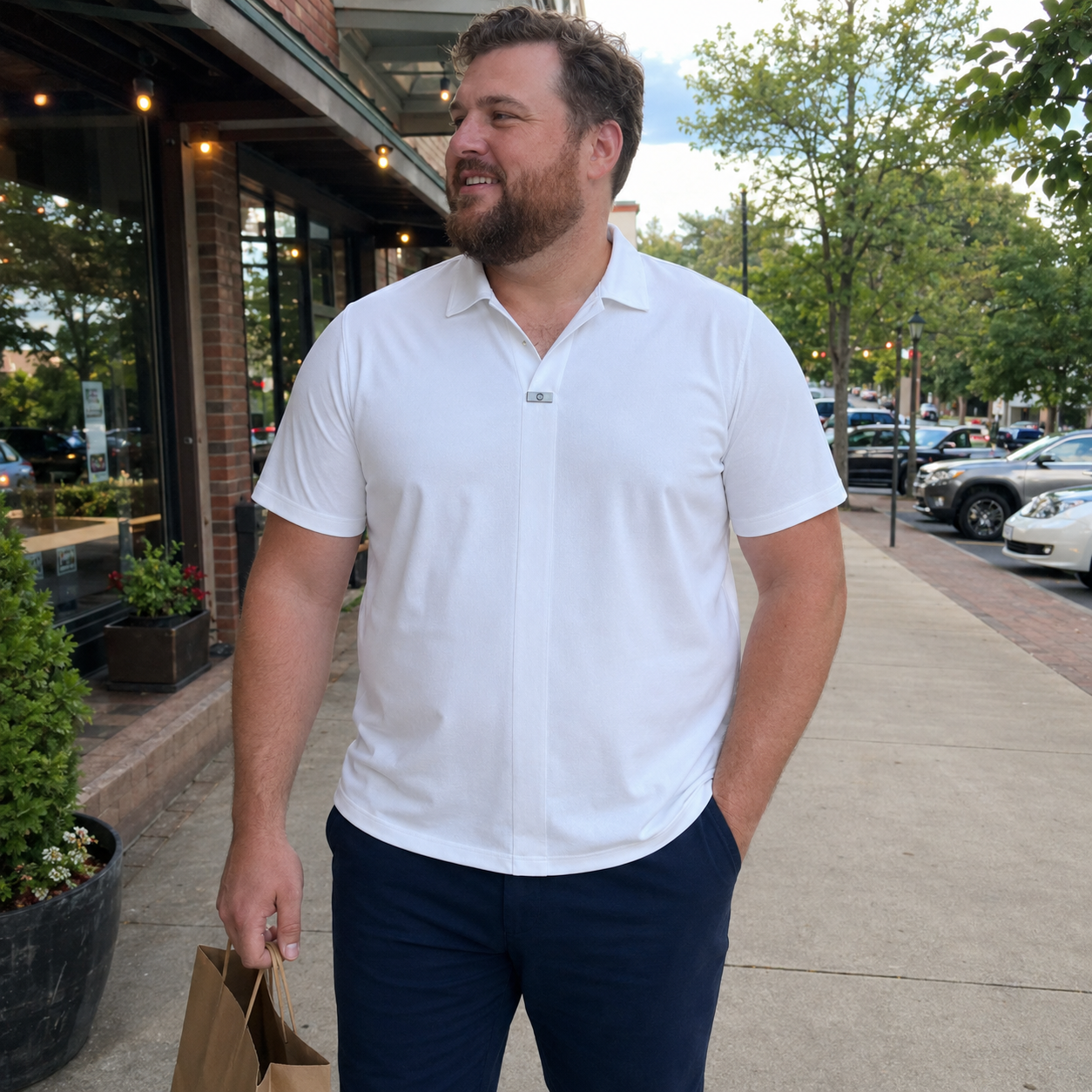 BreezeSilk Polo M-8XL - Bellkmart