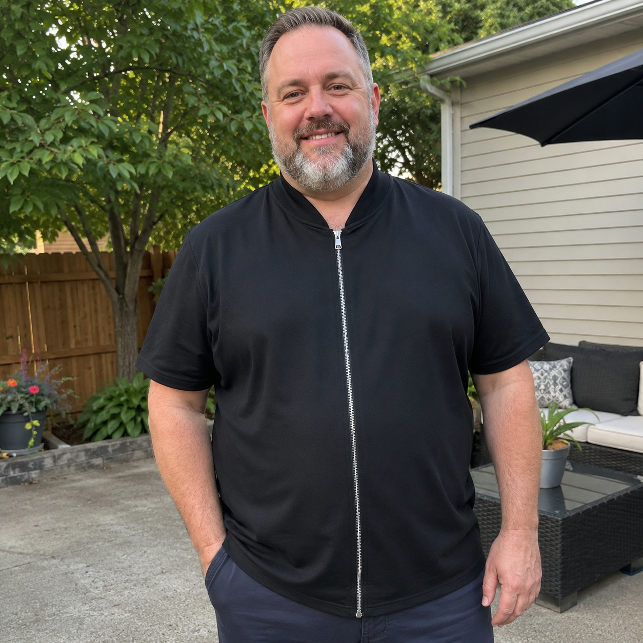 IceFlow Zip Tee 6XL-11XL - Bellkmart
