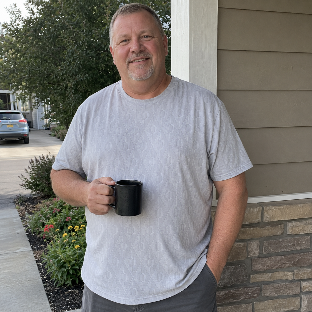 Arctic Silk Jacquard Tee 5XL-11XL - Bellkmart
