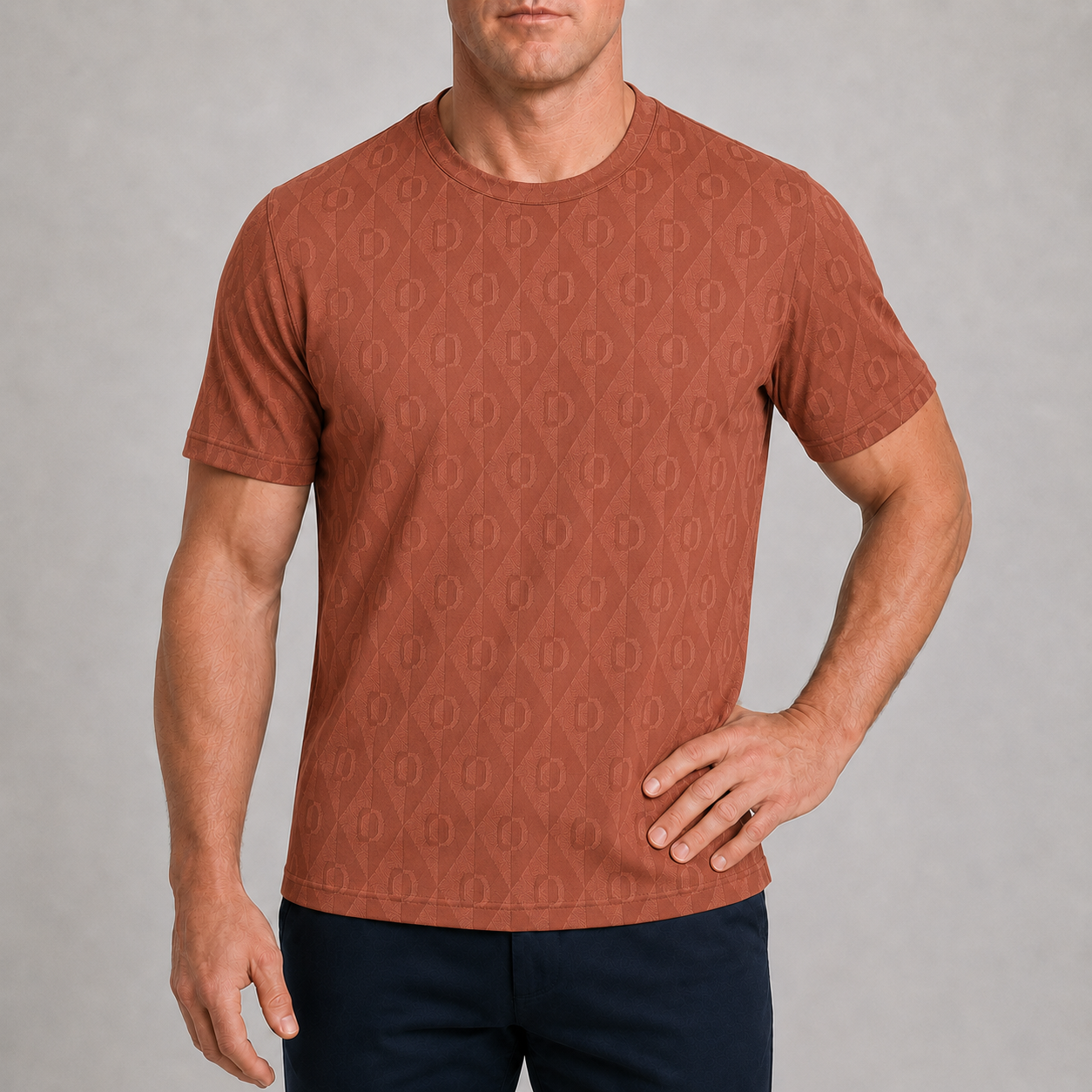 Arctic Silk Jacquard Tee 5XL-11XL - Bellkmart