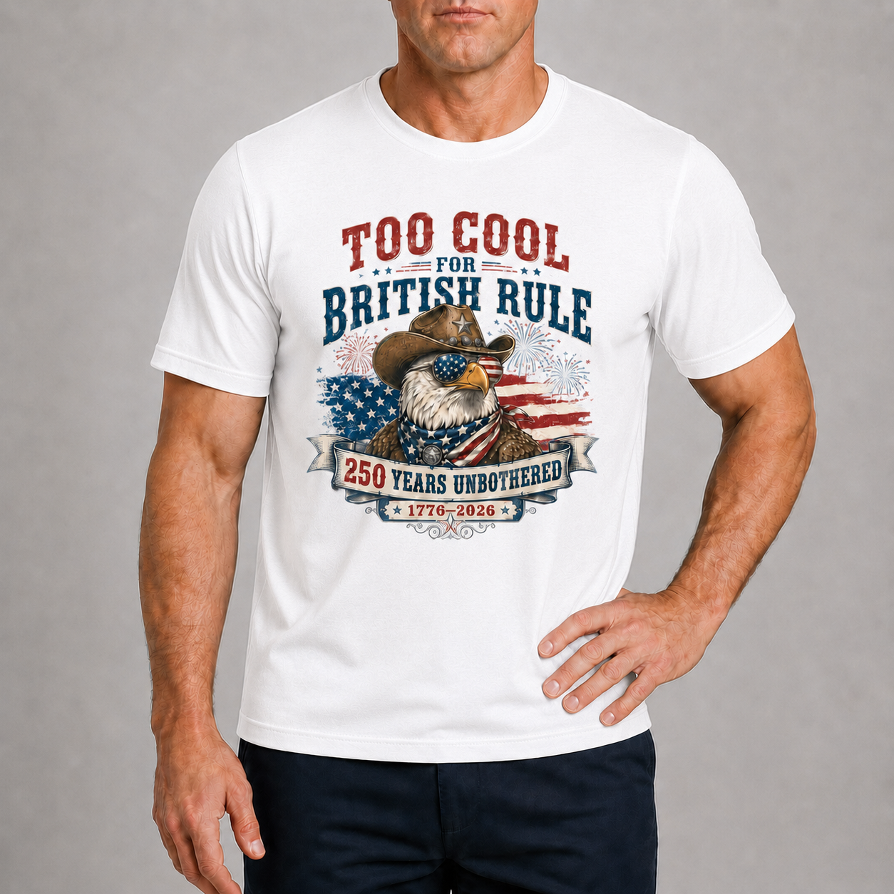 Men’s Too Cool for British Rule 250th Tee - Bellkmart