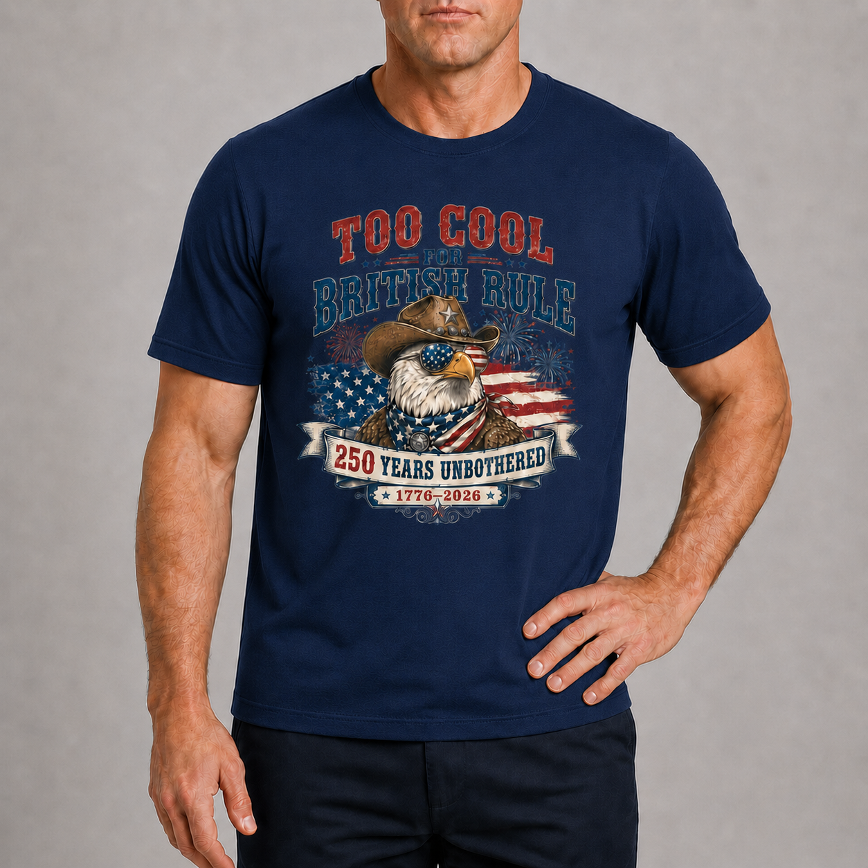 Men’s Too Cool for British Rule 250th Tee - Bellkmart