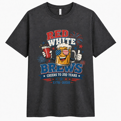 Men’s Red White & Brews 250 Graphic Tee - Bellkmart