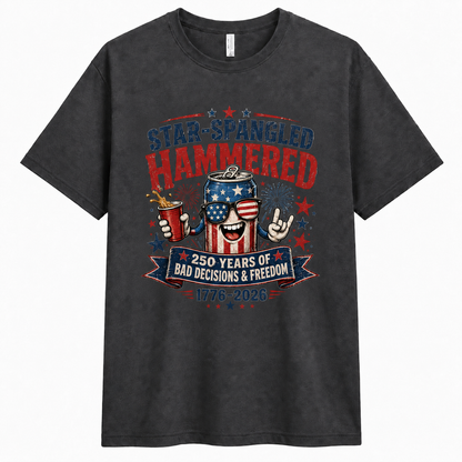 Men’s Star-Spangled Hammered Party Tee - Bellkmart