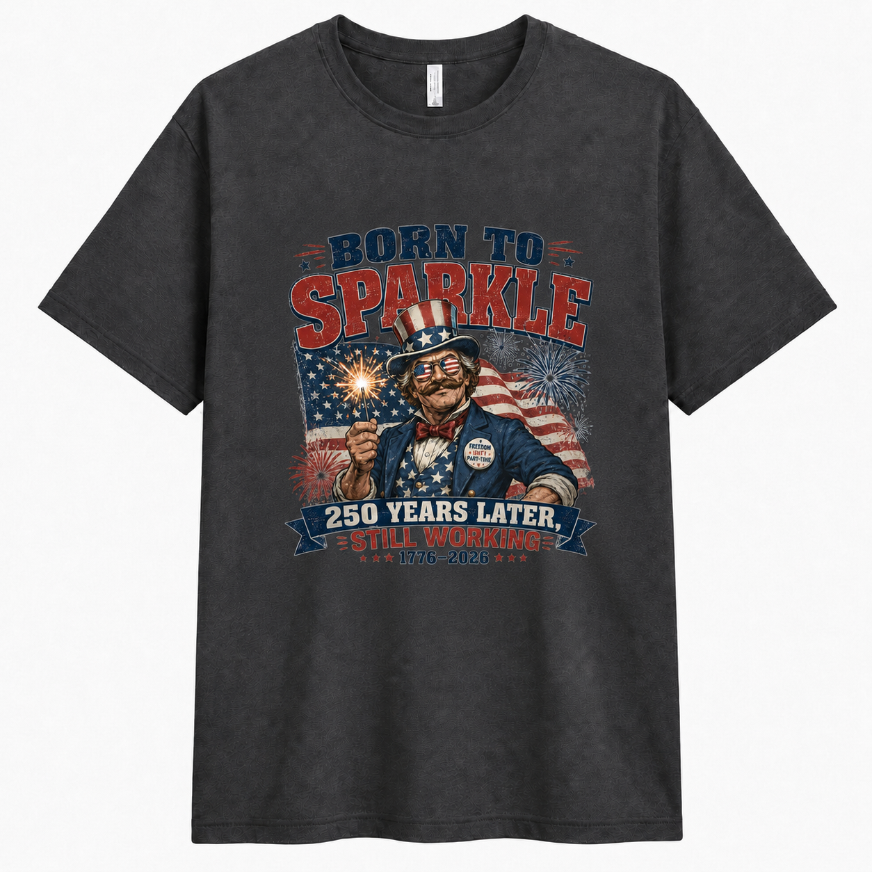 Men’s Born to Sparkle Still Working Tee - Bellkmart