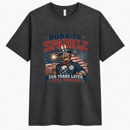 Men’s Born to Sparkle Still Working Tee - Bellkmart