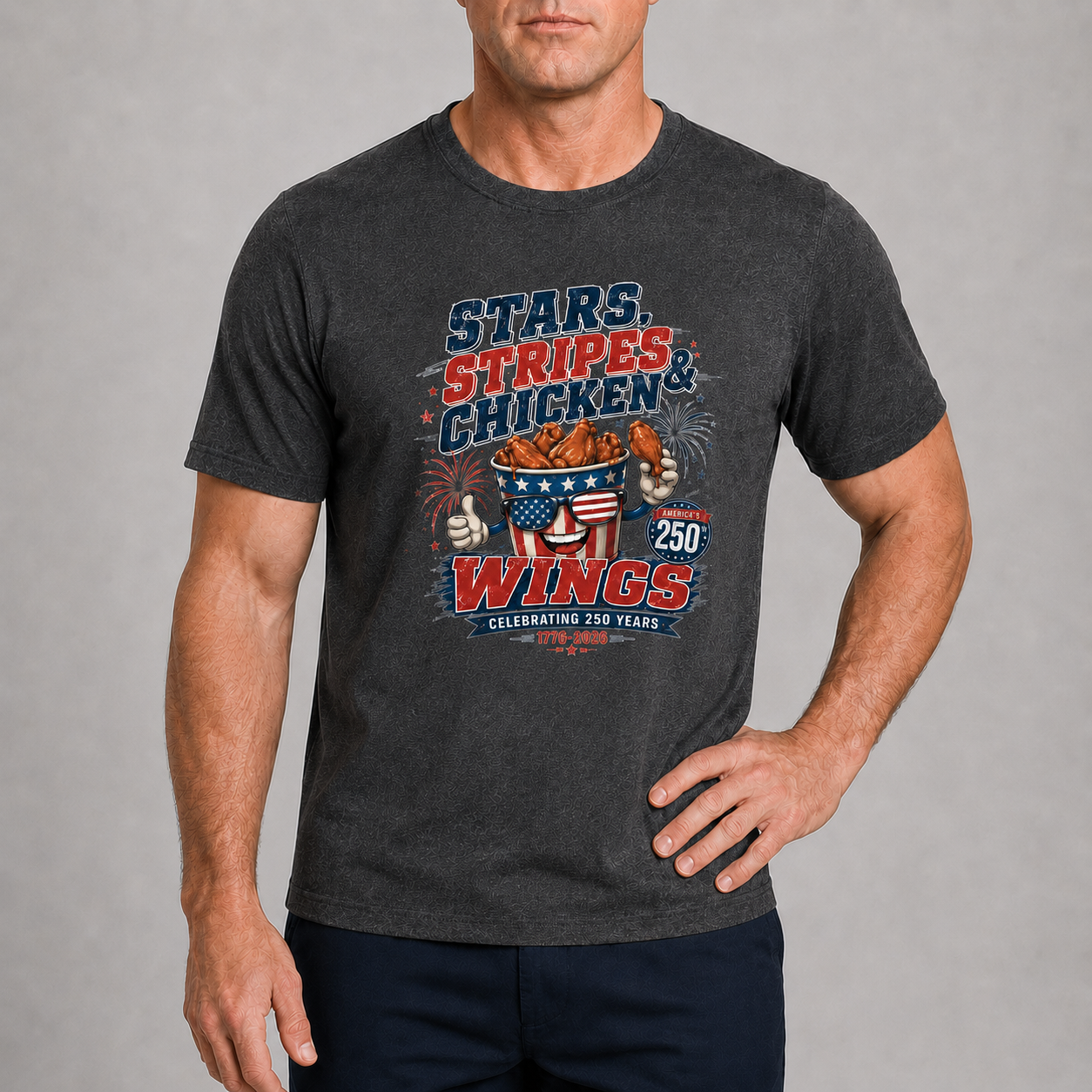 Men’s Stars Stripes & Wings 250th Tee - Bellkmart