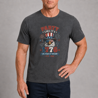 Men’s Party Like It’s 1776 Eagle Tee - Bellkmart