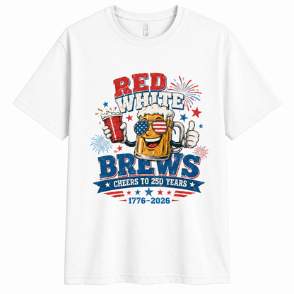 Men’s Red White & Brews 250 Graphic Tee - Bellkmart