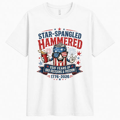 Men’s Star-Spangled Hammered Party Tee - Bellkmart