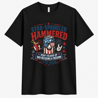 Men’s Star-Spangled Hammered Party Tee - Bellkmart