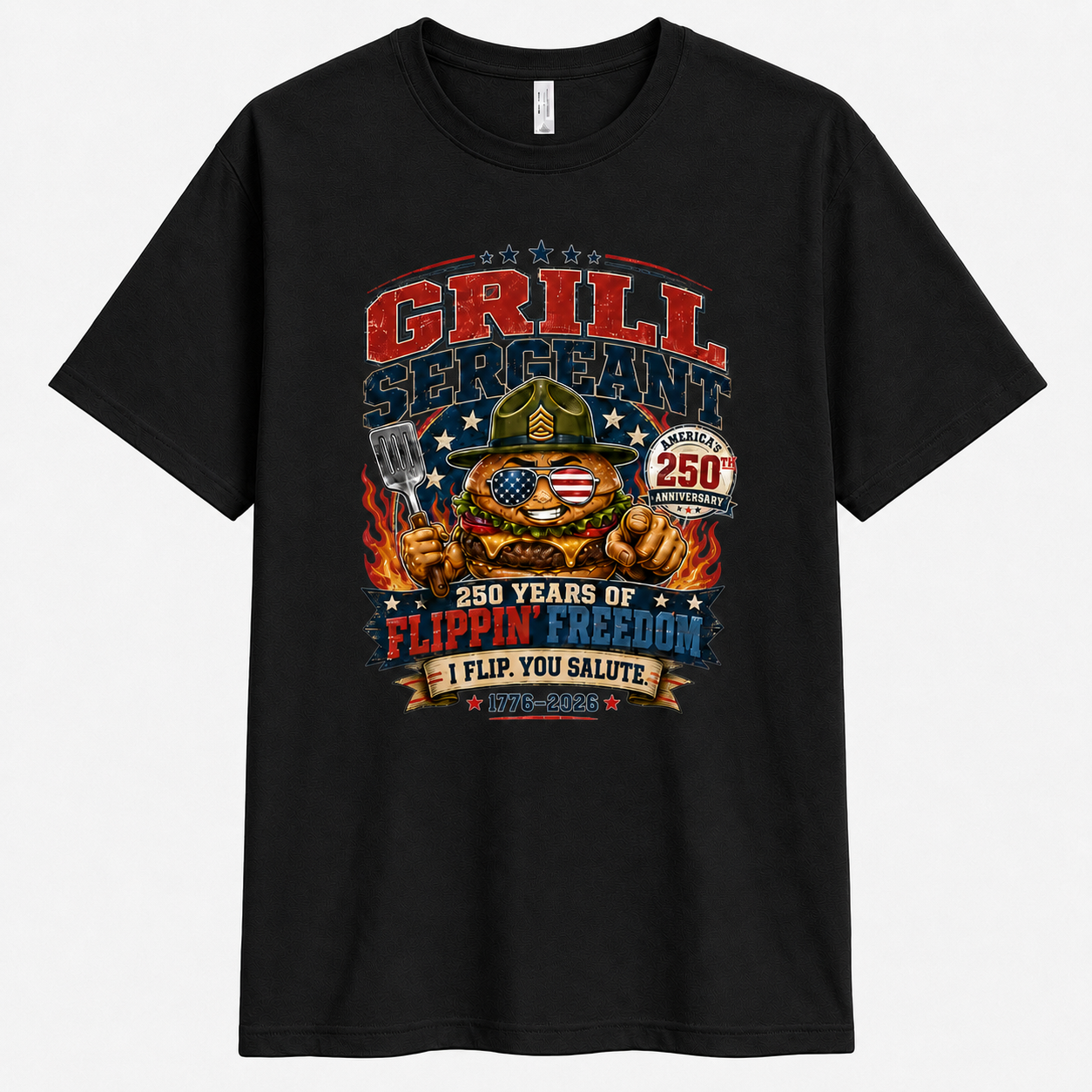 Men’s Grill Sergeant 250 BBQ Graphic Tee - Bellkmart