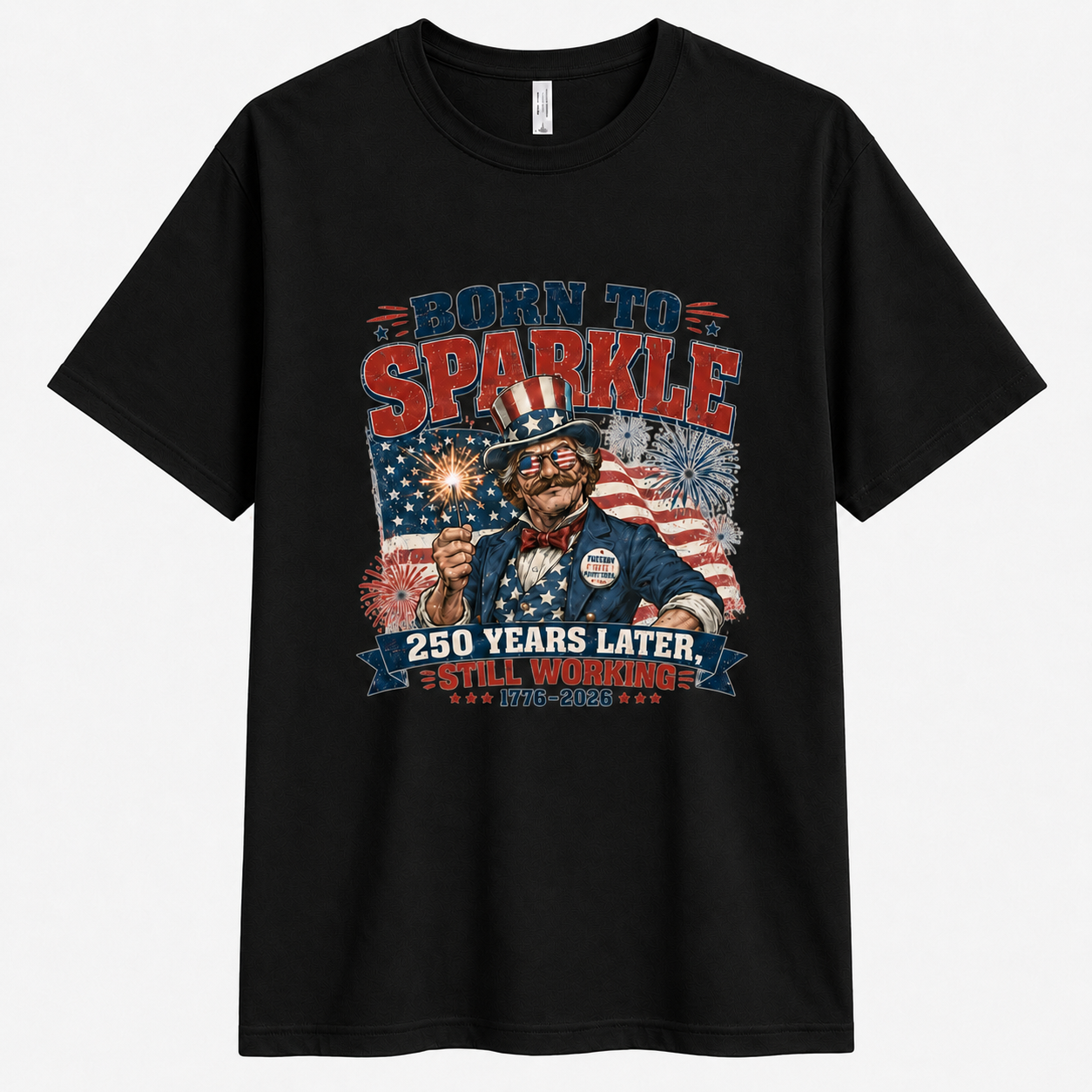 Men’s Born to Sparkle Still Working Tee - Bellkmart