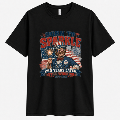 Men’s Born to Sparkle Still Working Tee - Bellkmart