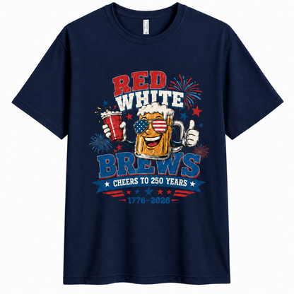 Men’s Red White & Brews 250 Graphic Tee - Bellkmart