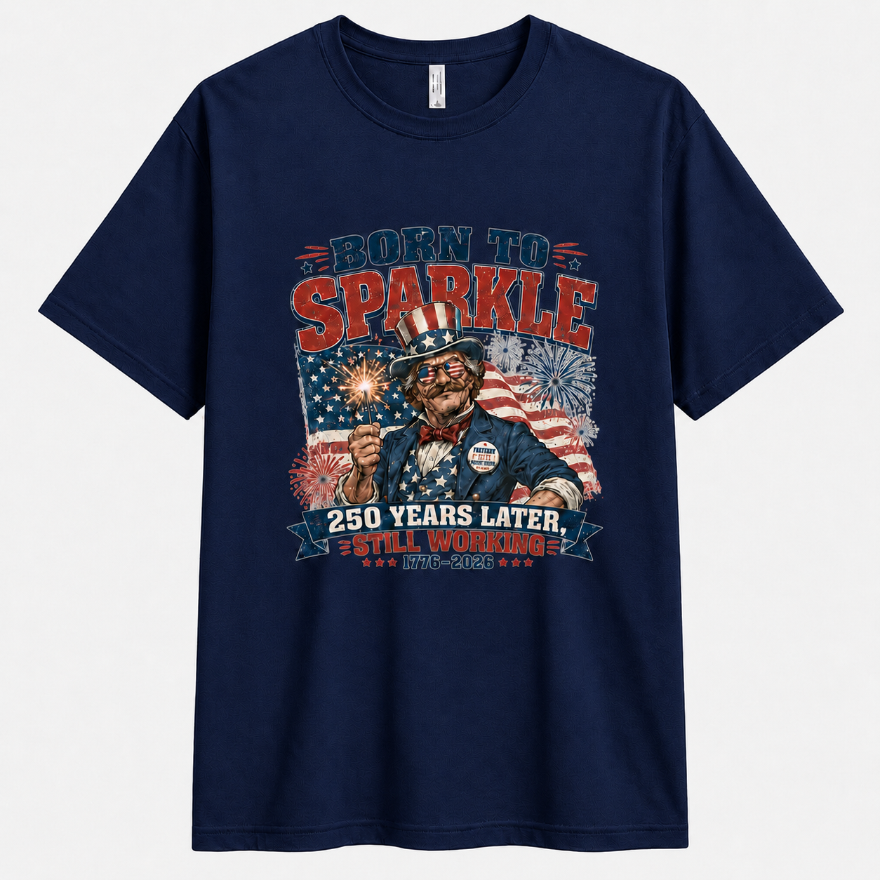 Men’s Born to Sparkle Still Working Tee - Bellkmart