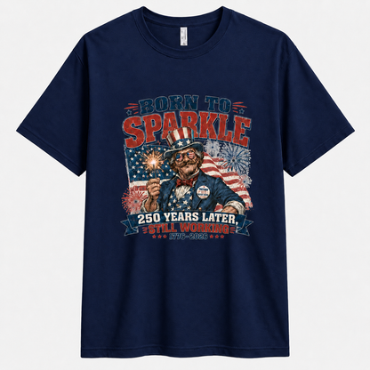 Men’s Born to Sparkle Still Working Tee - Bellkmart