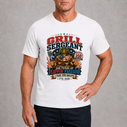 Men’s Grill Sergeant 250 BBQ Graphic Tee - Bellkmart