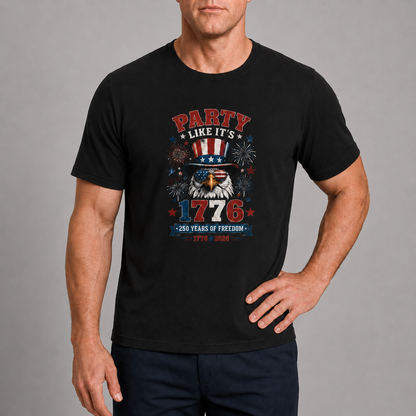 Men’s Party Like It’s 1776 Eagle Tee - Bellkmart