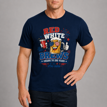 Men’s Red White & Brews 250 Graphic Tee - Bellkmart