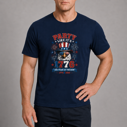 Men’s Party Like It’s 1776 Eagle Tee - Bellkmart