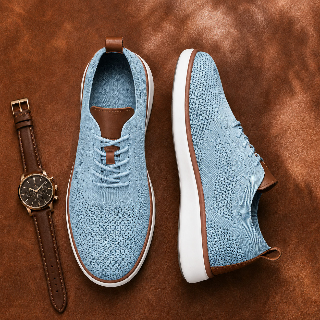 Bellkmart Aeroflex™ Men’s Knit Comfort Oxfords