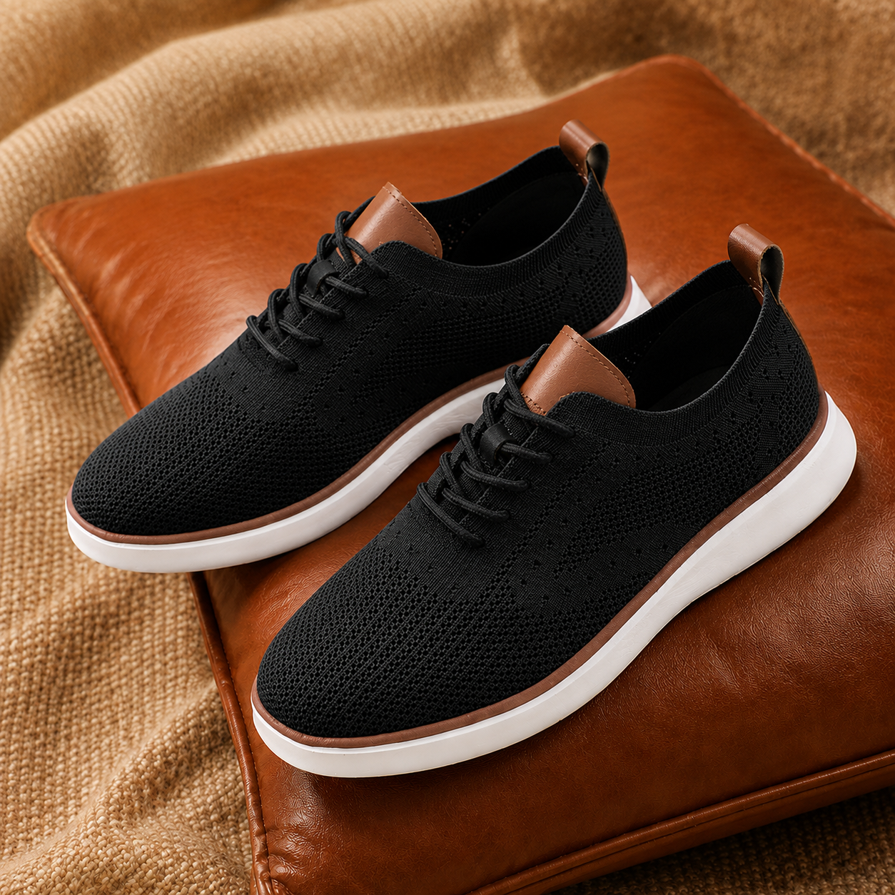 Bellkmart Aeroflex™ Men’s Knit Comfort Oxfords