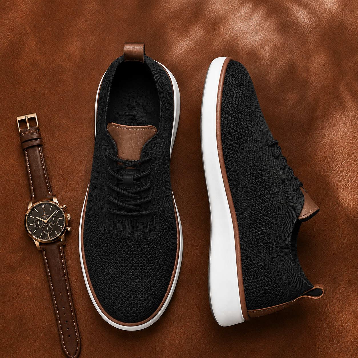 Bellkmart Aeroflex™ Men’s Knit Comfort Oxfords