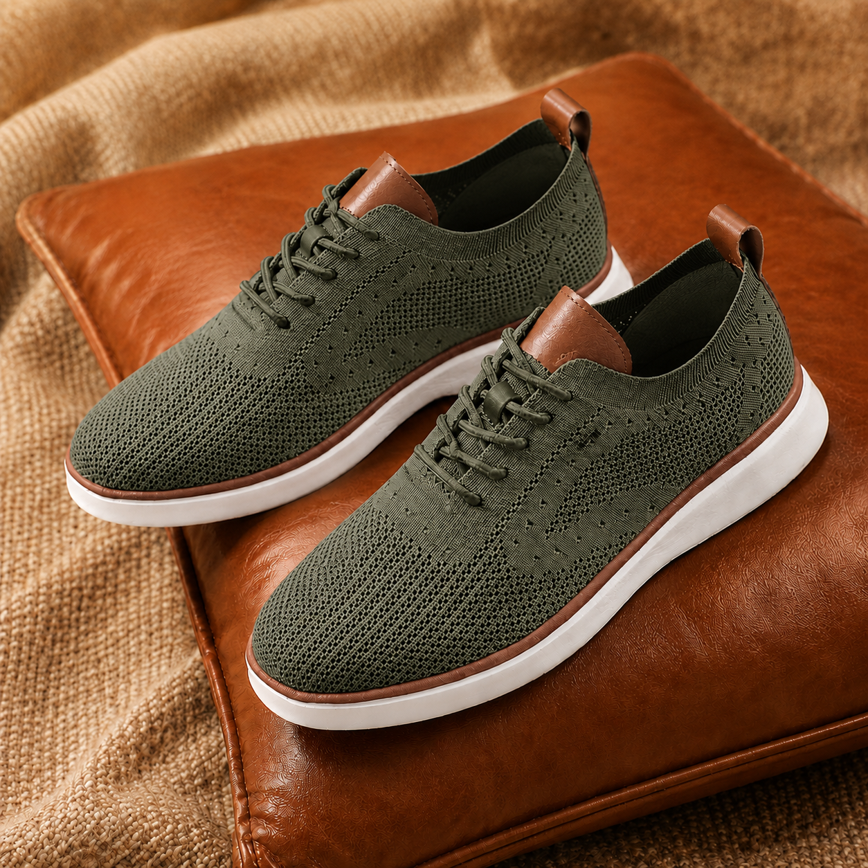 Bellkmart Aeroflex™ Men’s Knit Comfort Oxfords