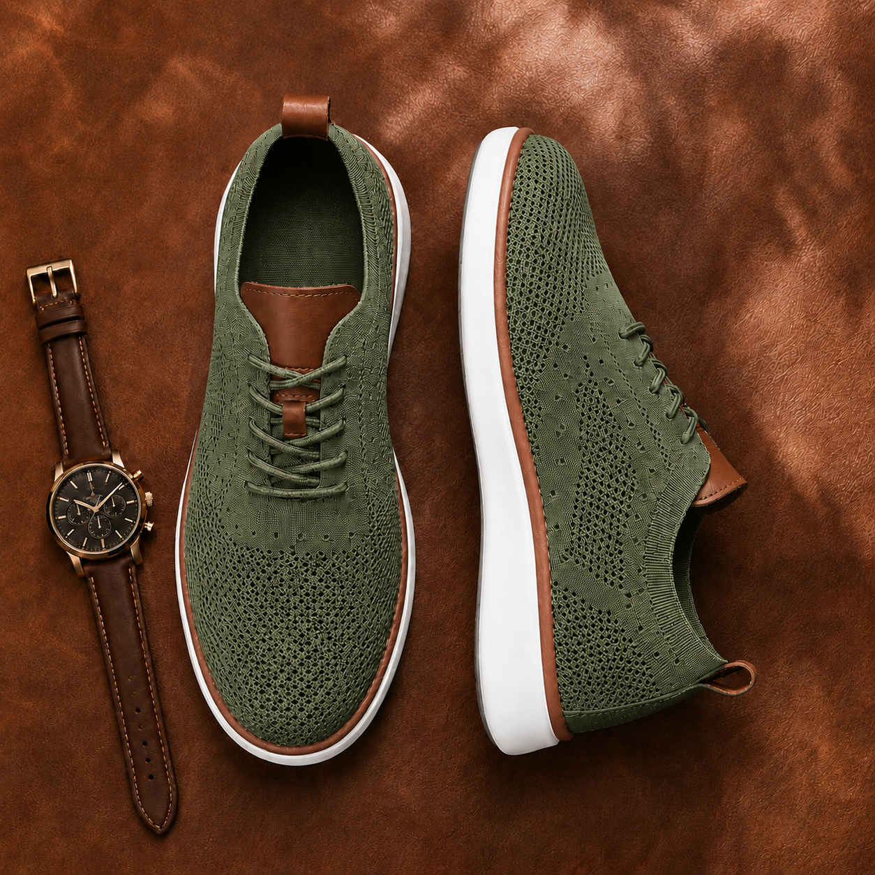 Bellkmart Aeroflex™ Men’s Knit Comfort Oxfords