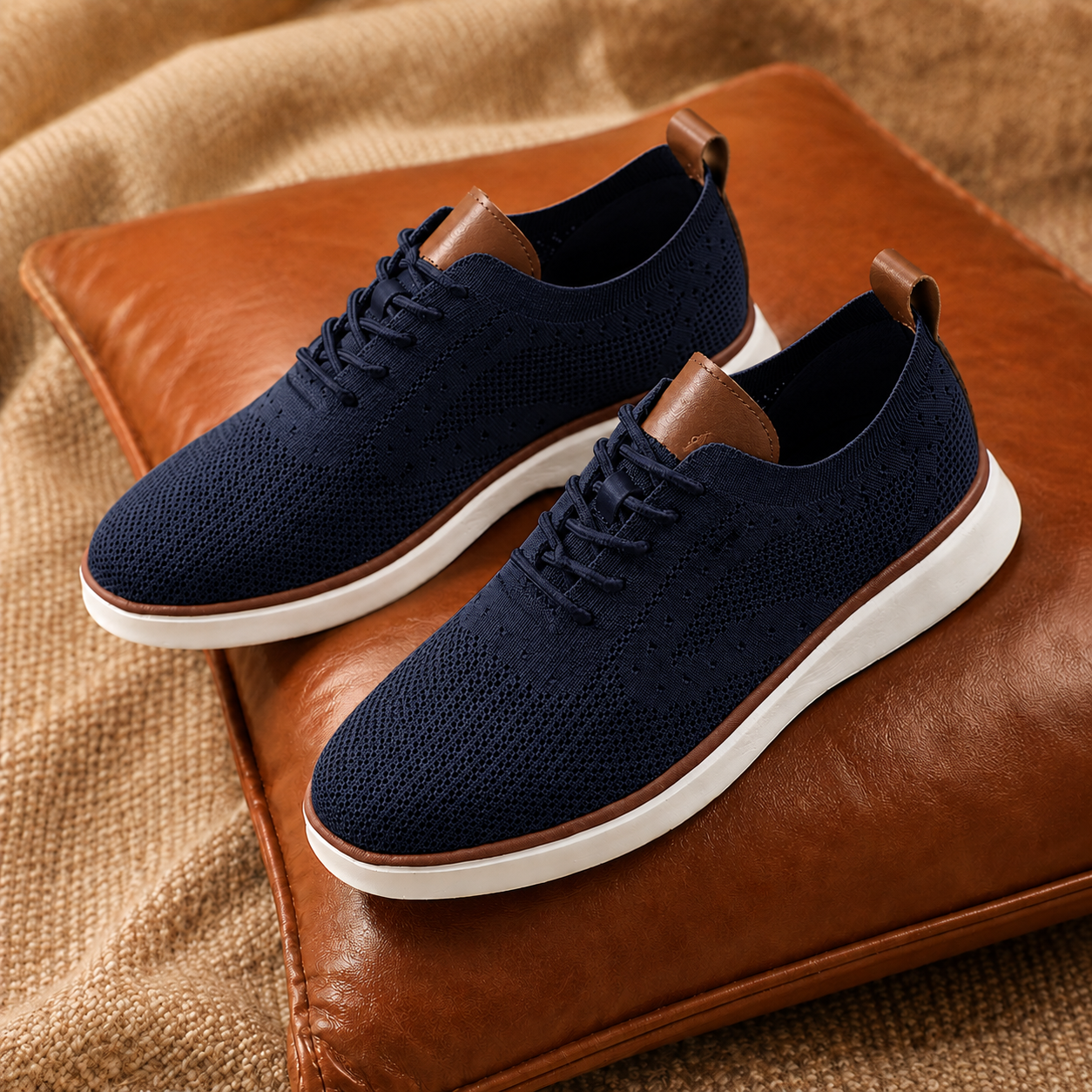Bellkmart Aeroflex™ Men’s Knit Comfort Oxfords