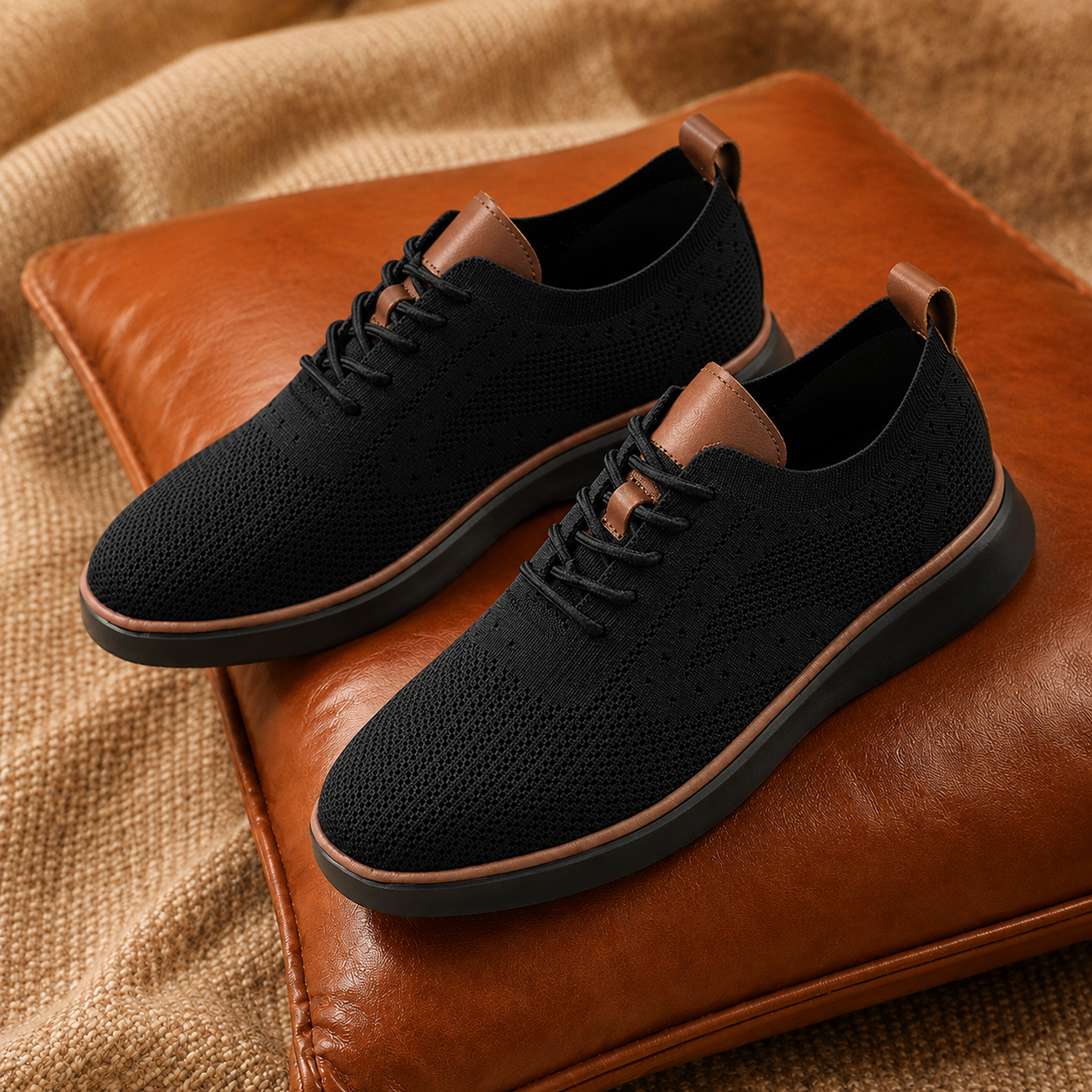 Bellkmart Aeroflex™ Men’s Knit Comfort Oxfords
