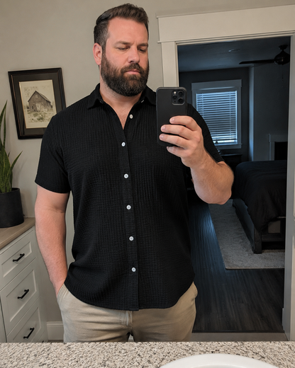 Bellkmart – Men’s GridWeave Ultra Comfortable Shirt