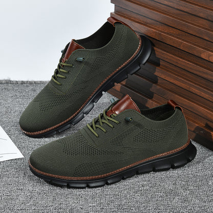 Black Sole Super Comfy breathable Orthopedic Mesh Sneakers For Wide Feet - Olive - Bellkmart