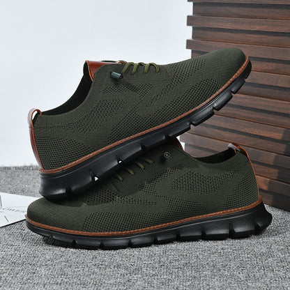 Black Sole Super Comfy breathable Orthopedic Mesh Sneakers For Wide Feet - Olive - Bellkmart